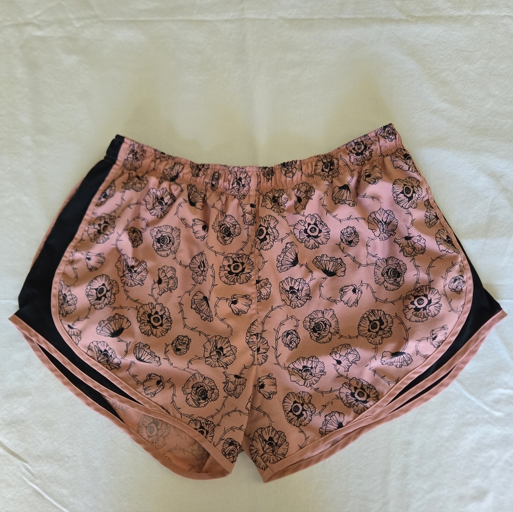 Nike Pink Floral Athletic Shorts - Picture 8 of 8